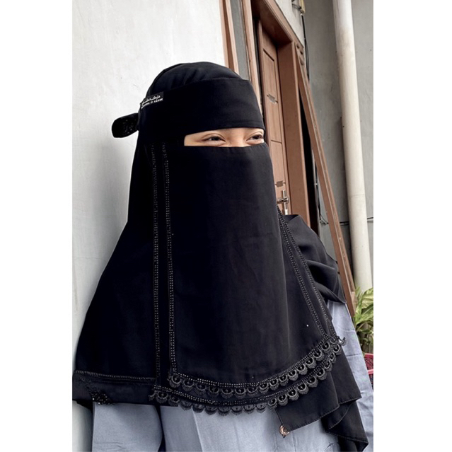 ORIGINAL TARIM HADRAMAUT BANDANA VEIL/LACE VEIL/BEAD VEIL/ORIGINAL TIRIM FRINGE VEIL