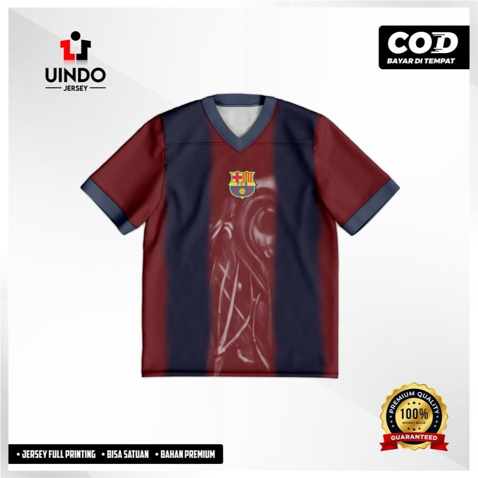 MAKE 1 ANNIVERSARY JERSEY | JERSEY BOXY OVERSIZE BARCELONA VINTAGE TRAVIS SCOTT X CACTUS JACK