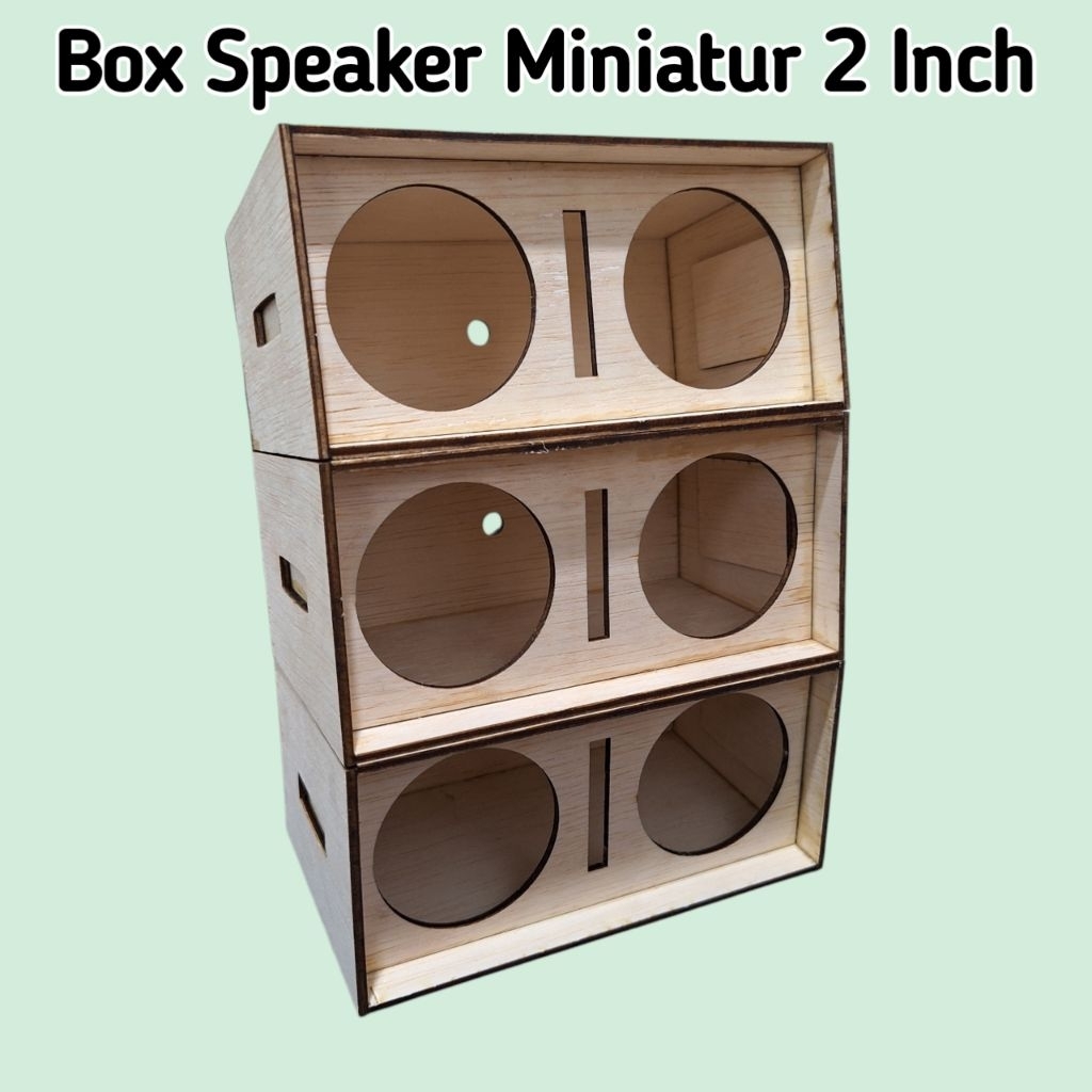 Miniature Box Line Array 2 นิ้ว Double CNC – โครงการเสียง DIY