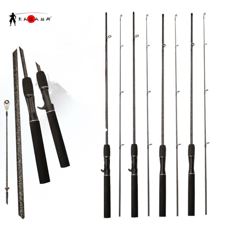 UL Black Lightning Granite BC SPINNING Fishing Rod 168 180 4-10LBS