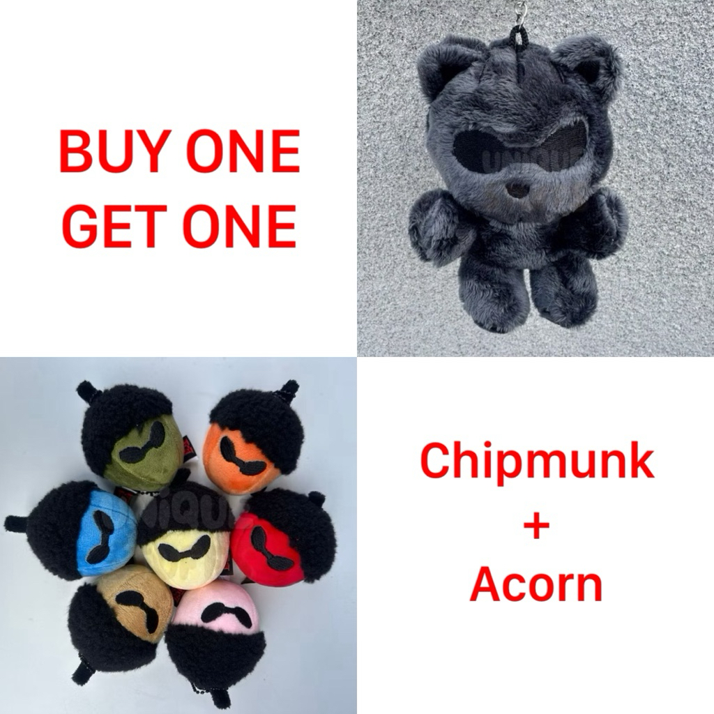 ซื้อ ONE GET ONE พวงกุญแจ Chipmunk Acorn J-Hope JHope