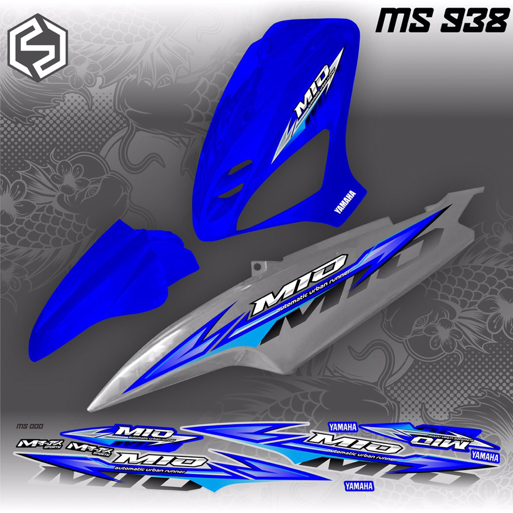 THAILAND VARIATION STRIPING MIO SPORTY / mio smile ms 938 / ms 949