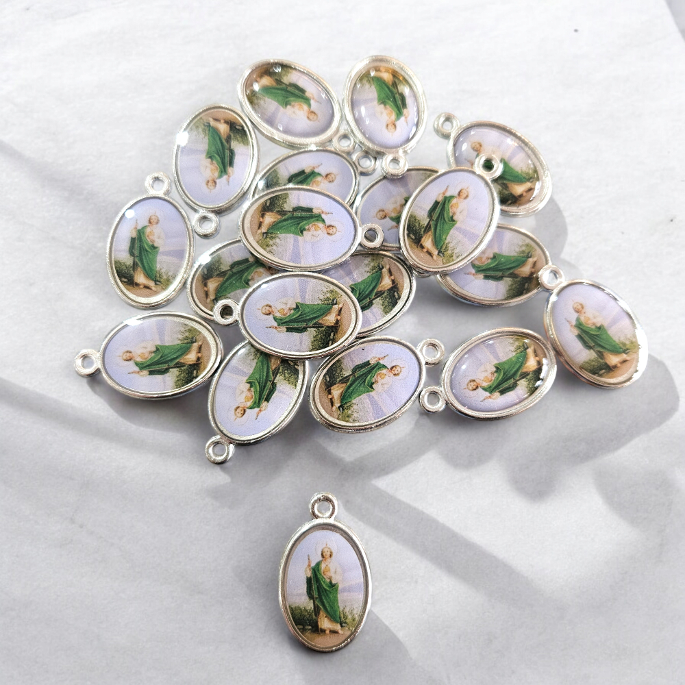 Medal Of Saint Judas Tadeus 2.5 ซม. Yodas Tadeus จี้เนื้อหา 12 โหล