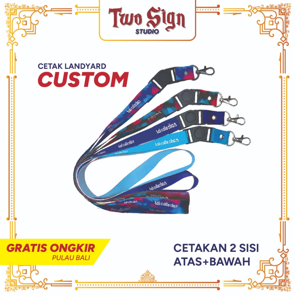 CUSTOM LANYARD STRAP 2 ด้านข้างหรือ 1 ด้านข้างสําหรับ EVENT หรือ ORGANIZERS