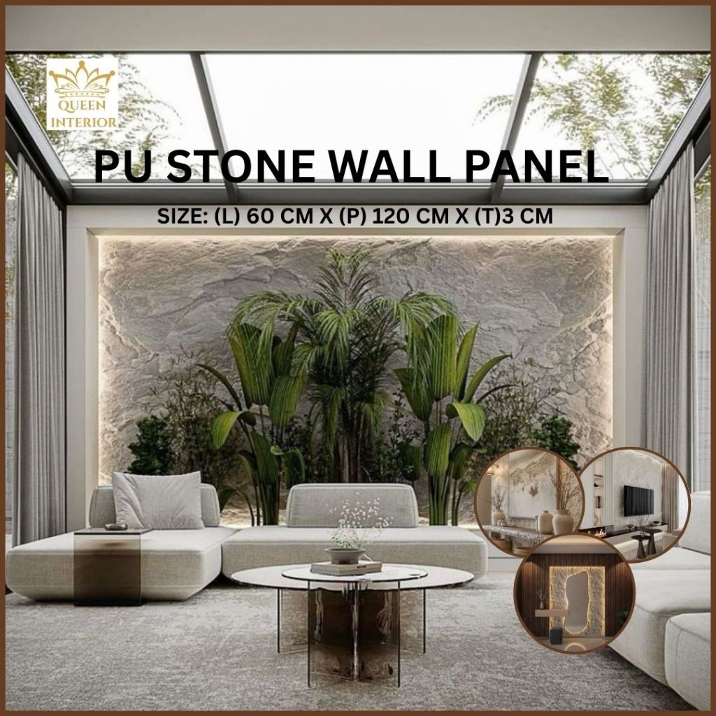 PU STONE 60x120 | หินธรรมชาติเนื้อธรรมชาติสําหรับตกแต่งผนังในร่มและกลางแจ้ง