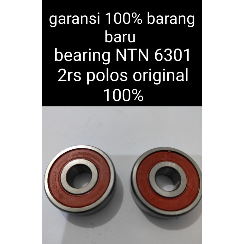 แพ็คเกจหน่วยแบริ่ง ntn 6301 ธรรมดาของแท้ 100%
