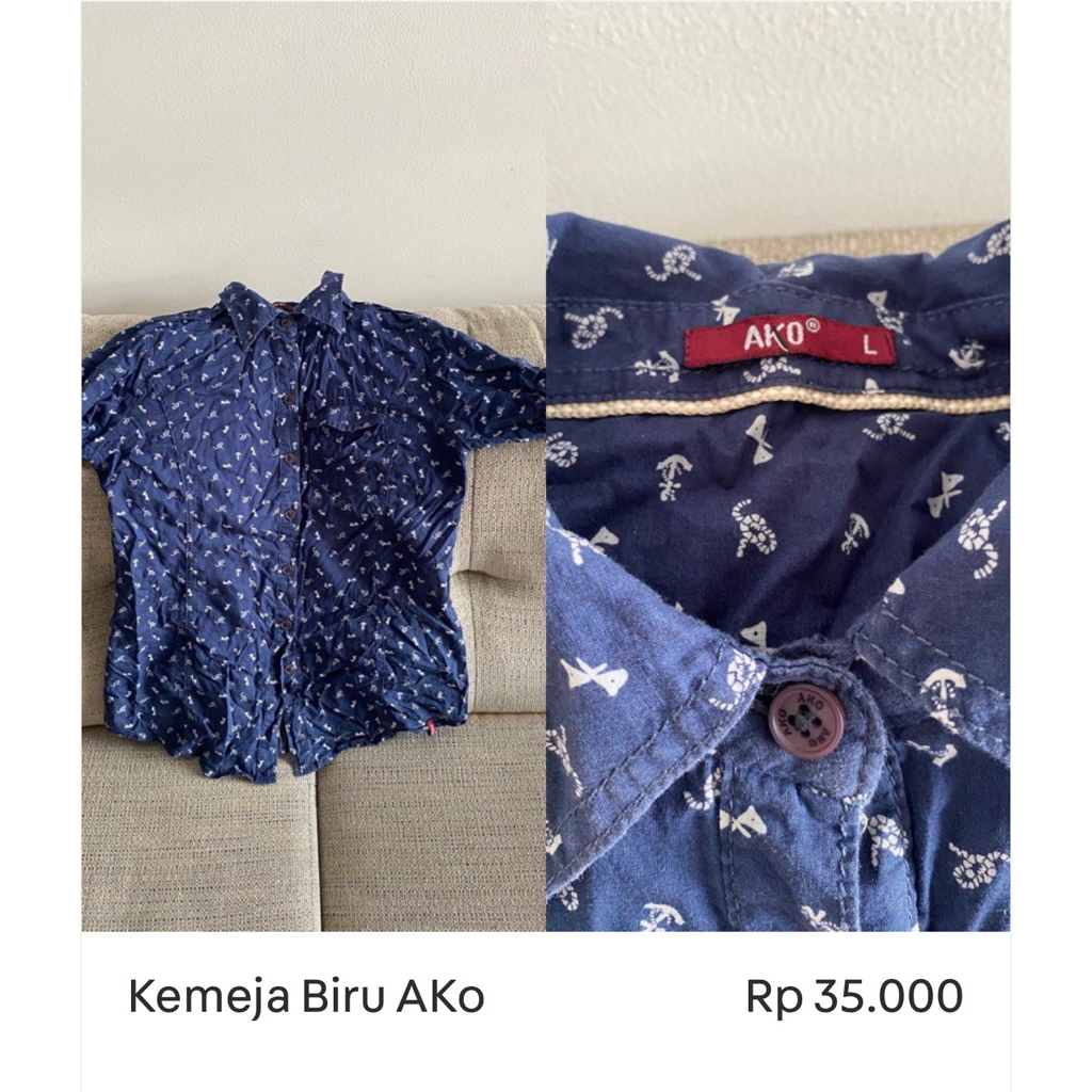 KEMEJA Preloved Shirt by AKo