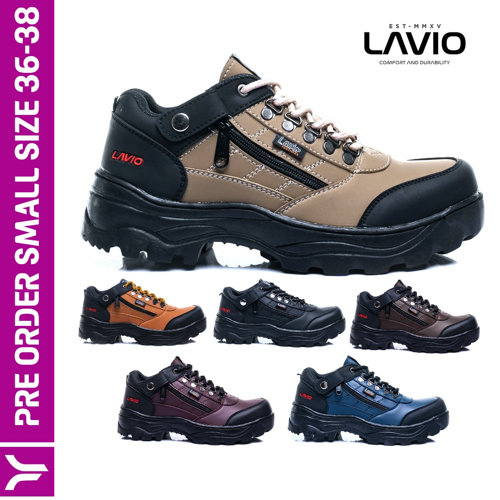 Lavio รองเท้านิรภัยผู้หญิง E95 ซิปเดิมใช้งานได้จริง