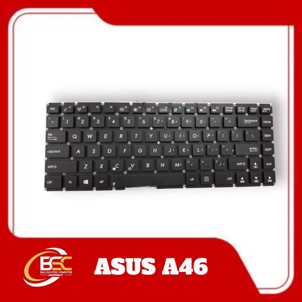 แป้นพิมพ์แล็ปท็อป Asus A46 A46CA A46CB A46CM