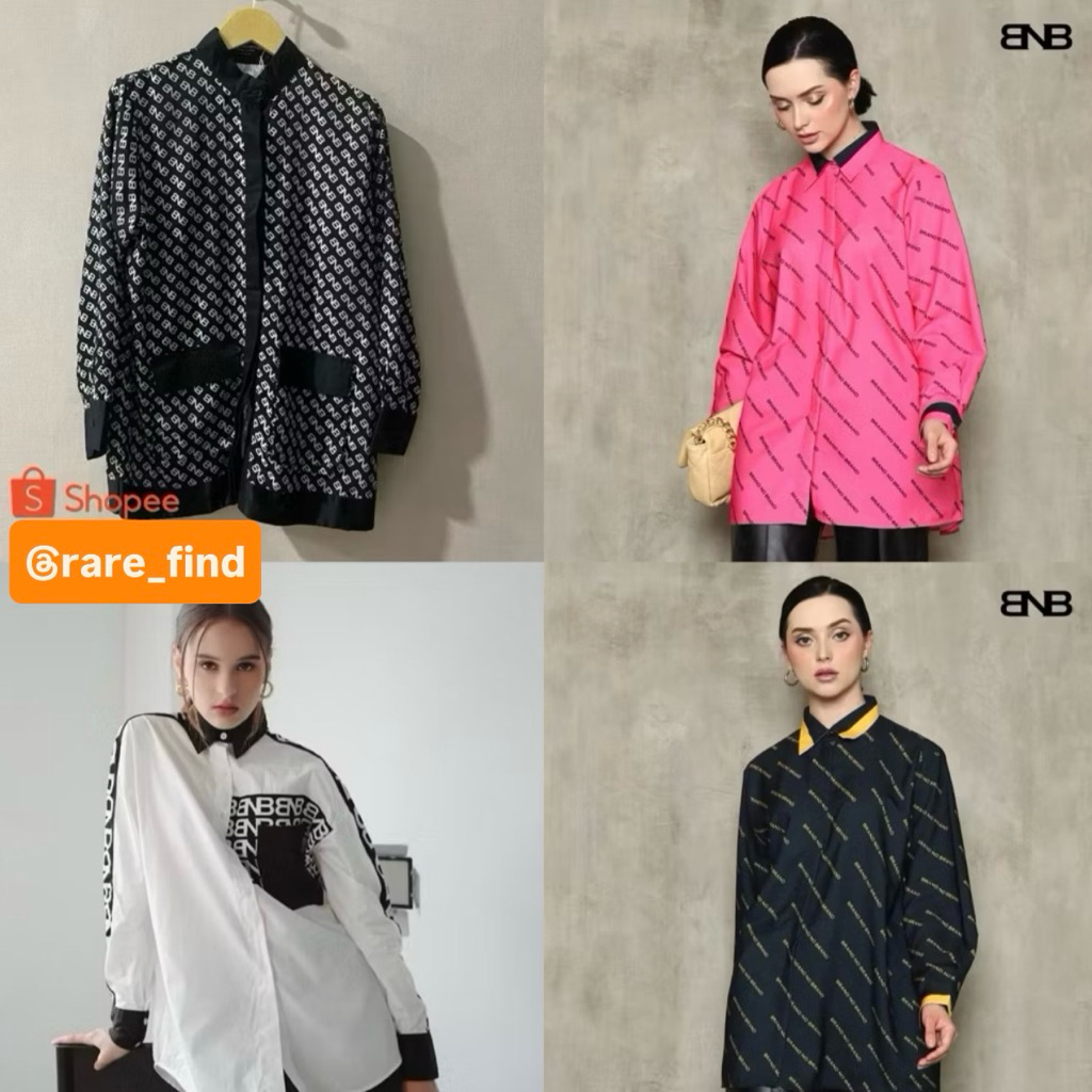 KEMEJA [ใหม่] แบรนด์เดิมไม่มียี่ห้อ Monogram Dixon Chesata Rare Item Monogram BNB เสื้อเสื้อ Mono BJ