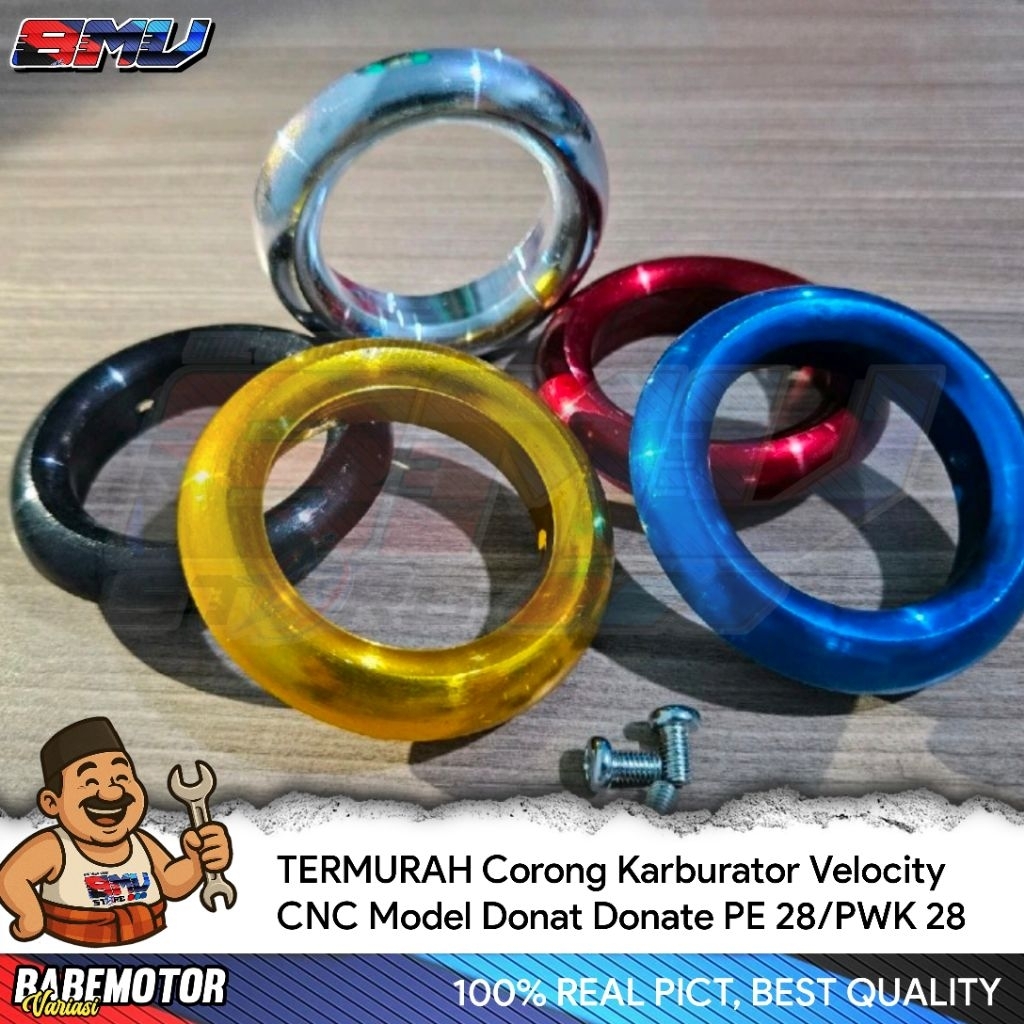กรวยคาร์บูเรเตอร์ Velocity CNC รุ่น Donate PE 28/PWK 28