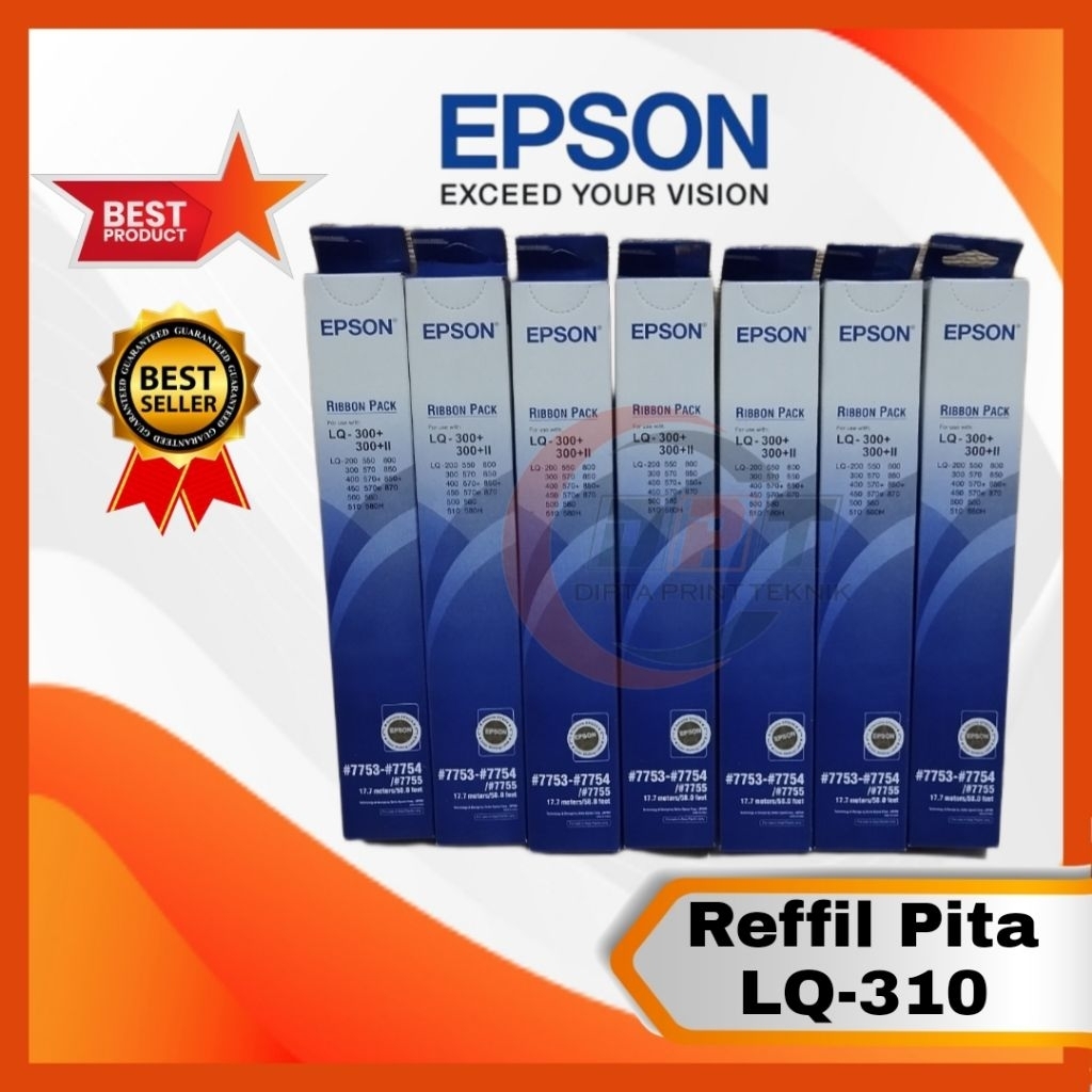 Epson LQ310 LQ-310 Refill Ribbon / Epson LQ310 LQ-310 Ribbon Pack