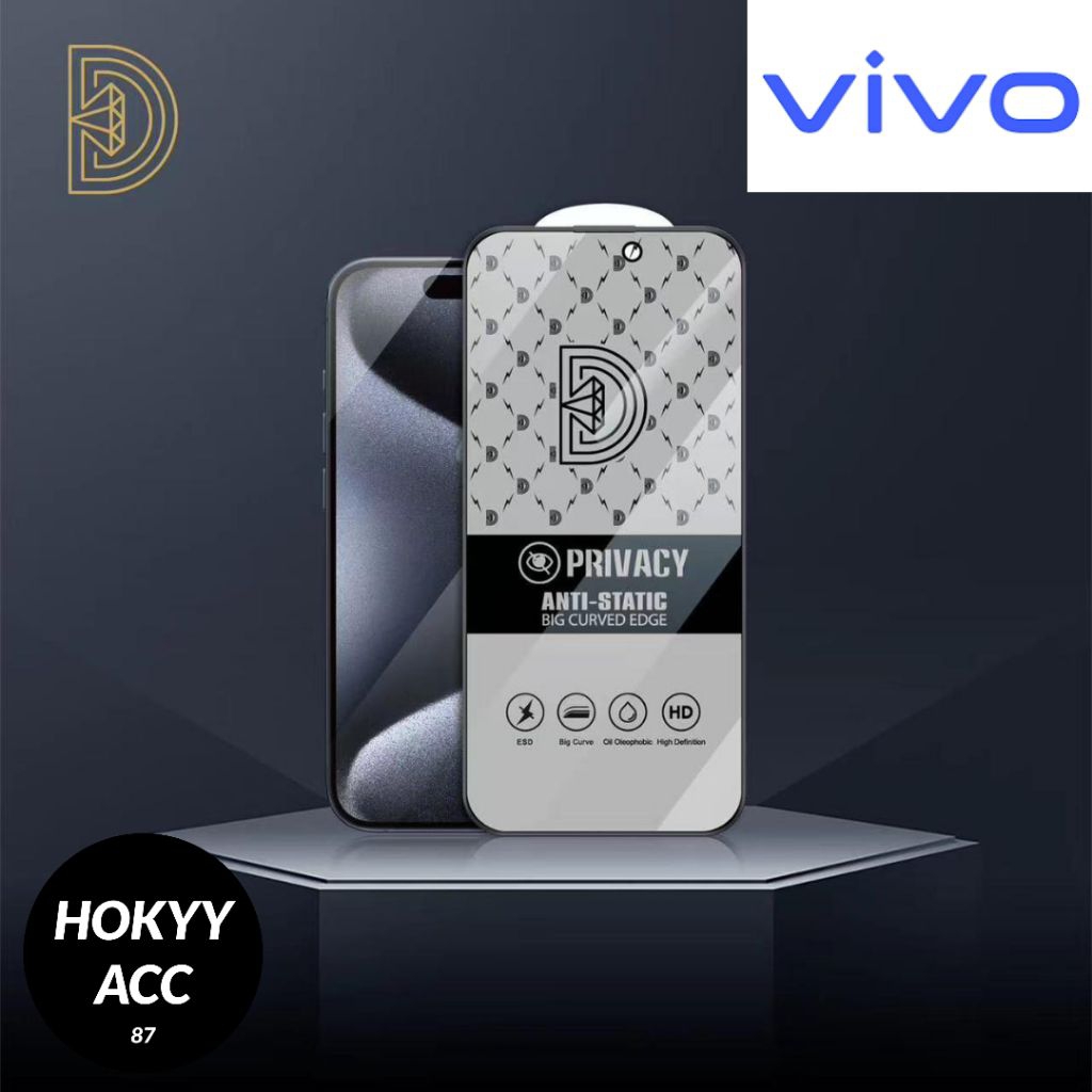ฟิล์มกระจกนิรภัย STATIC SPY DIAMOND VIVO S1 S1 PRO T1 5G T1 PRO/T1 PRO 5G Y100/Y100 5G Y200/Y200 5G 