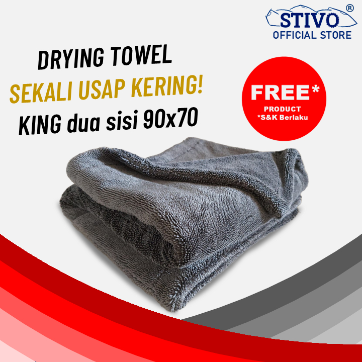 ผ้าขนหนูแยกส่วน KING 1600GSM 90x70 DUAL SIDE Twisted - ผ้าหุ้มเบาะรถยนต์ Super THICK - ผ้าเช็ดตัวเด็