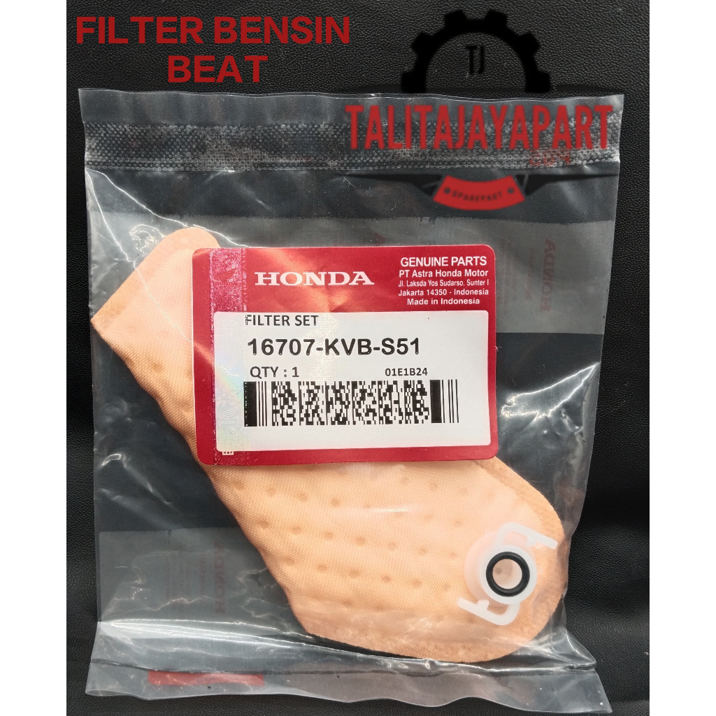 16707-KVB-S51 กรองลอย กรองเบนซิน Beat F1 Esp Supra Gtr Scoopy Esp