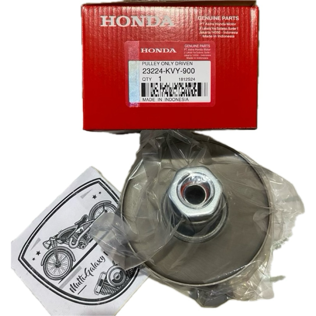 PULLEY - FACE SET DRIVEN HONDA BEAT CARBON (23224-KVY-900)