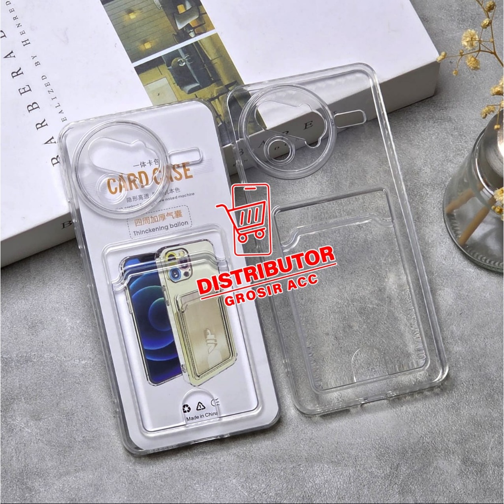 POCO F7 ULTRA SOFTCASE CARD CASE CLEAR CARD SLOT CASE POCO F7 ULTRA