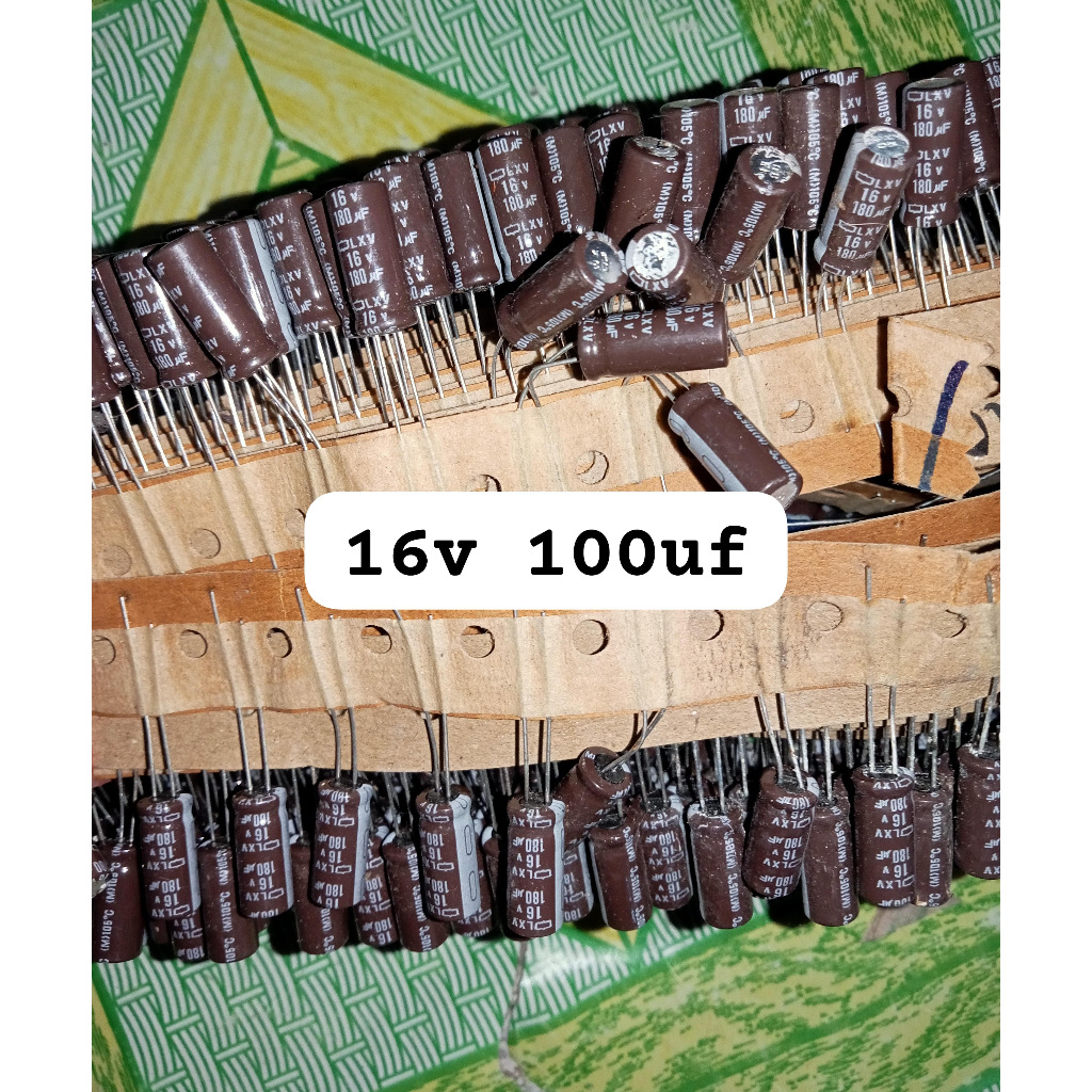 Elko 16v 100uf Elco 100uf 16v ของแท้