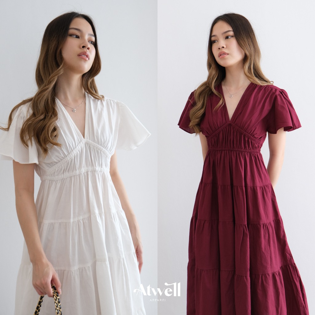 Megan Ruffle Dress**