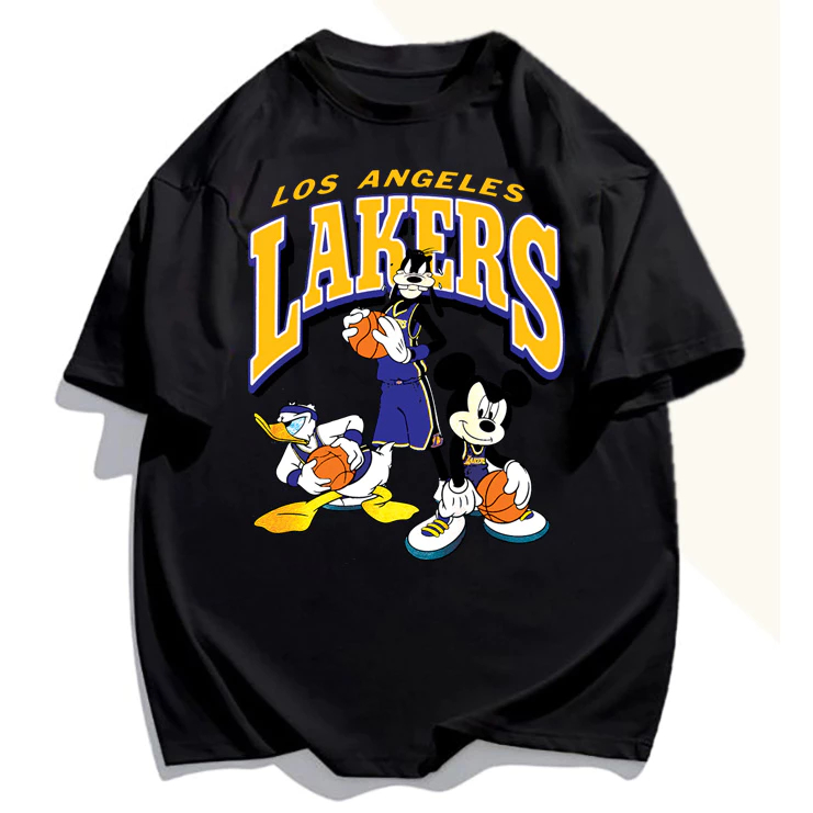 ObsurStore - Los Angeles Lakers เสื้อยืดสีดํา
