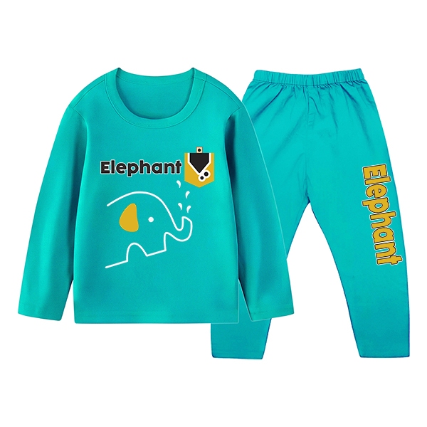 Elephant Boys/Girls Pyjamas Long Suit Boys\Girls Age 1-10 Years Size SML XL XXL 305