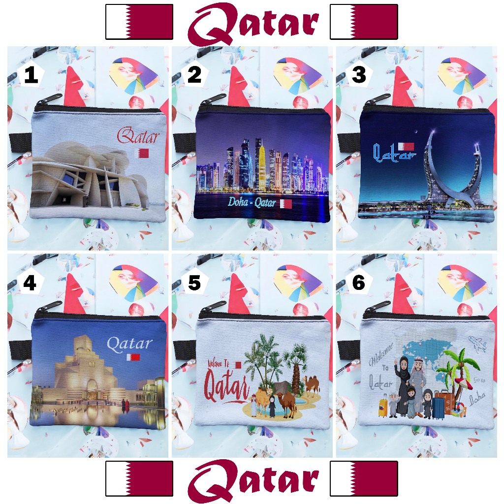 กระเป๋า QATAR READY IN 6 MOTIFS