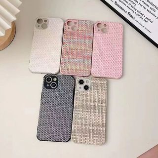 Softcase Motif Kain Leather Casing HP Case iPhone 7 8 X XR XS 11 12 13 14 15 16 Plus Pro Max 7+