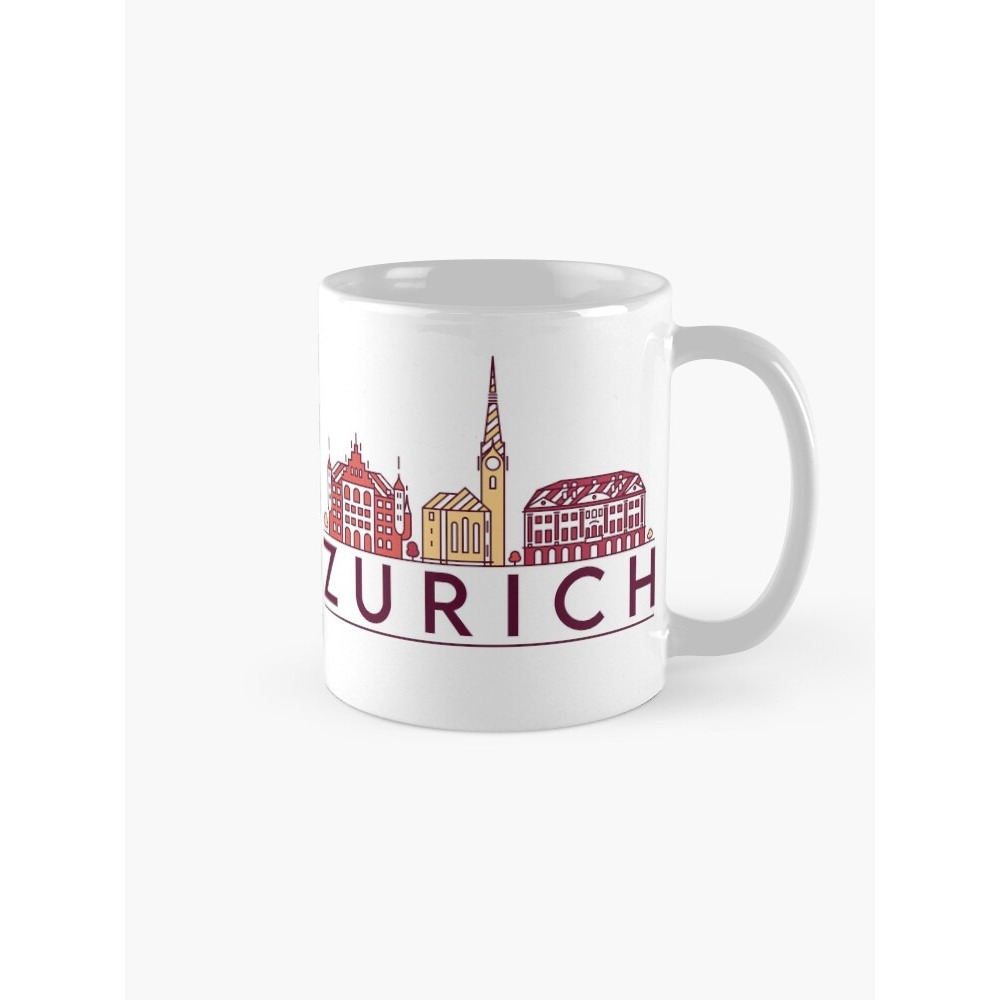 แก้วกาแฟ Zurich cityscape
