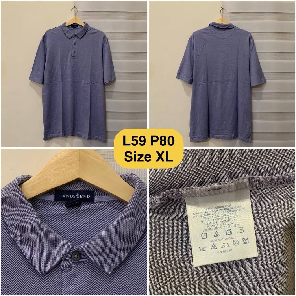 เสื้อโปโล Lands End ดั้งเดิม