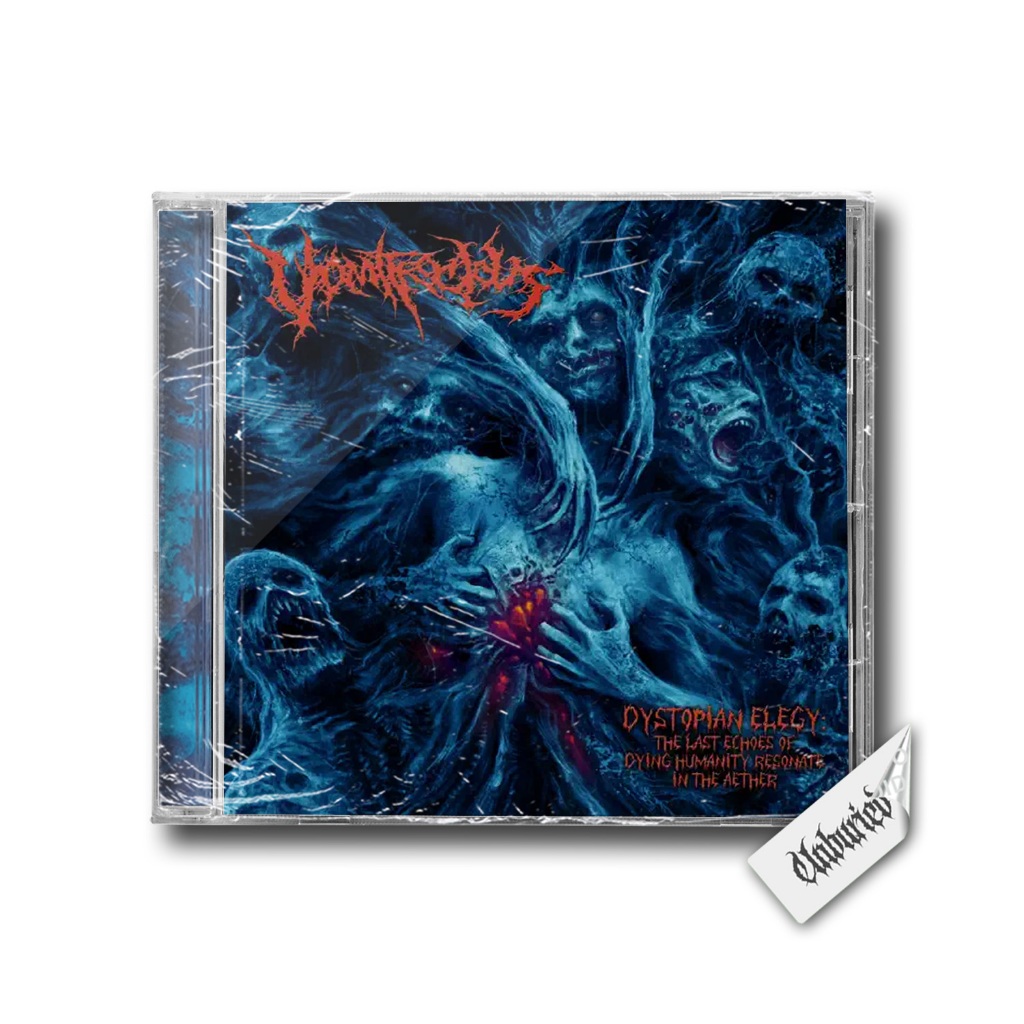 แผ่นขนาดกะทัดรัด - Vomitrocious - Dystopian Elegy: Echoes of Dying Humanity Resonate ใน Aether