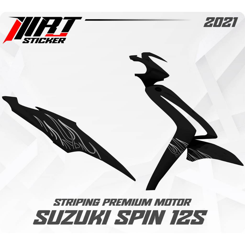 Spin Striping - Spin 125 Api Transparent Sticker Vol 4 (ตัดแล้ว)