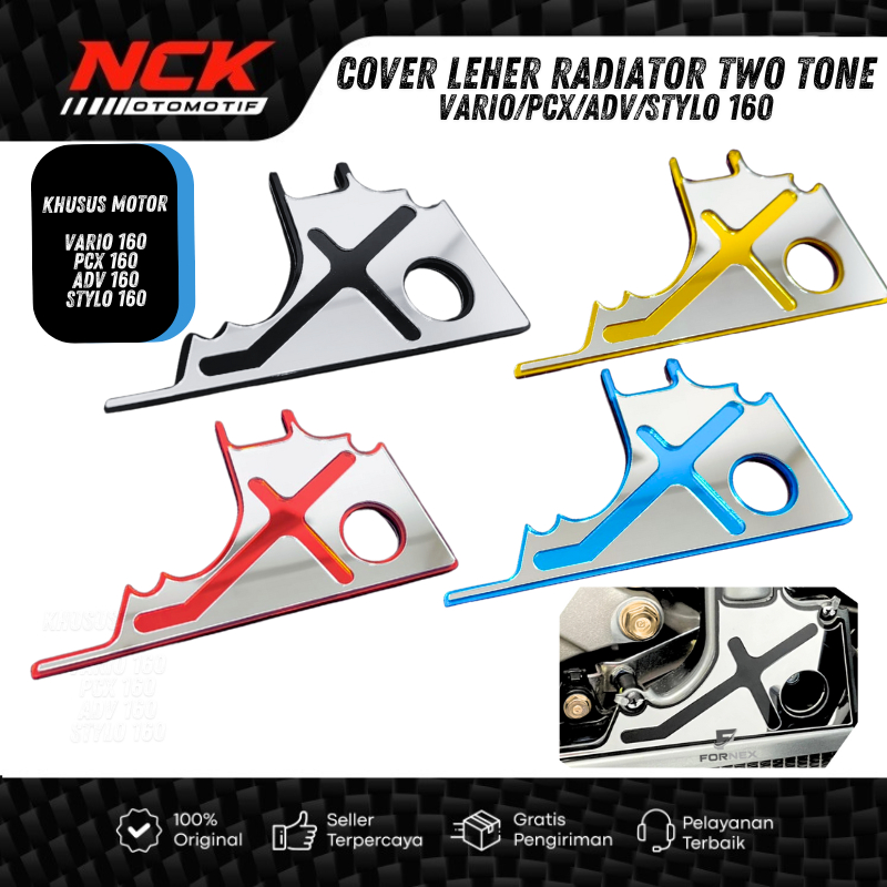 TWO TONE ACRYLIC RADIATOR ฝาครอบคอ GARNISH HONDA VARIO 160 PCX ADV STYLO 160