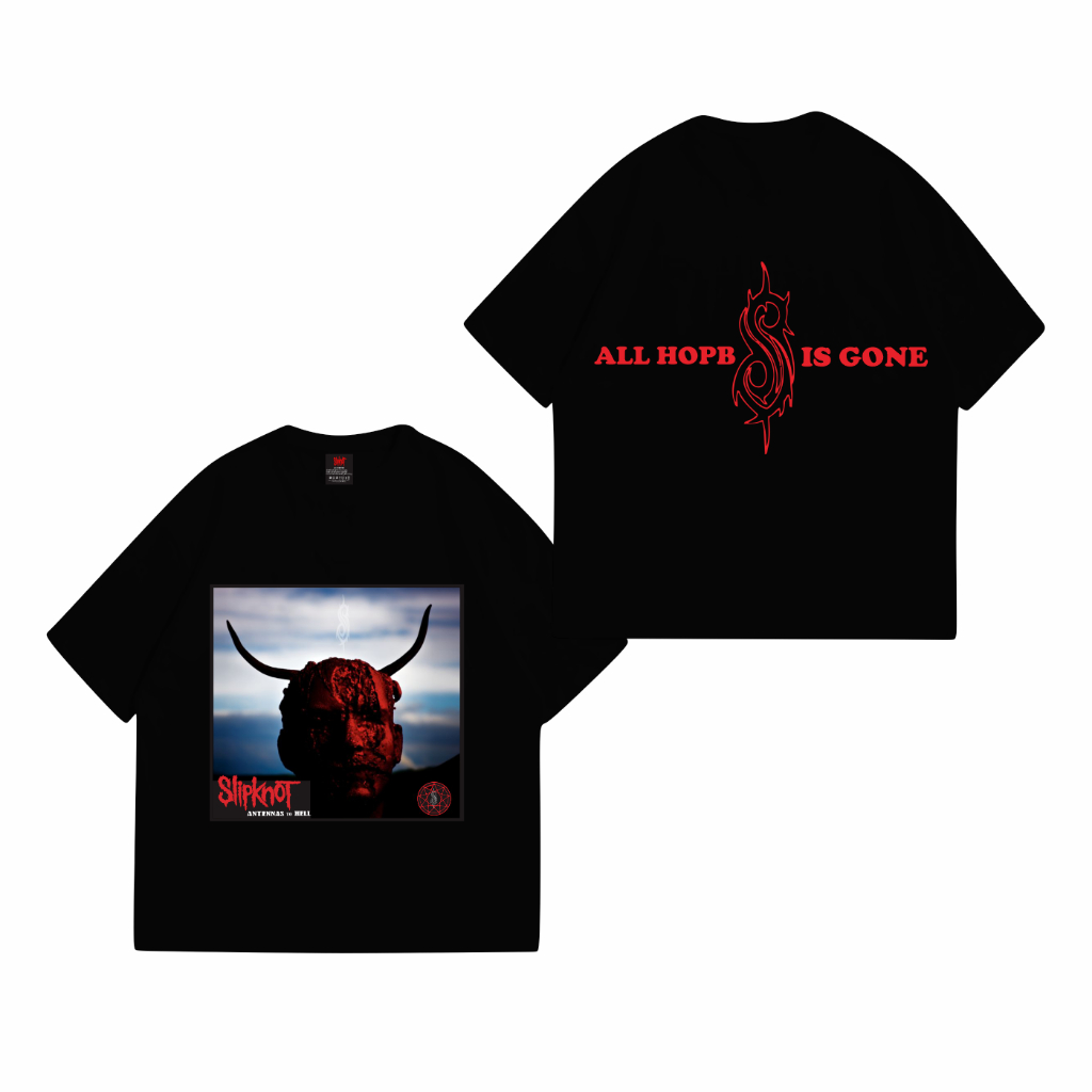 เสื้อยืดโลหะ SLIPKNOT TSHIRT MENS WOMENS CLOTHES DEATH METAL PUNK ROCK HARDCORE