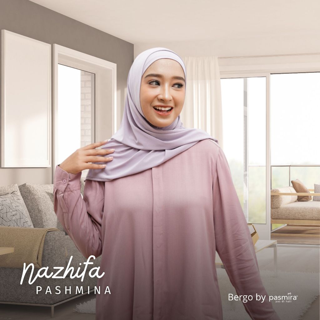 Pasmira Official - Nazhifa Standard Instant Bergo (ทันทีทุกวัน HIjab ทําจากเสื้อ Lux)