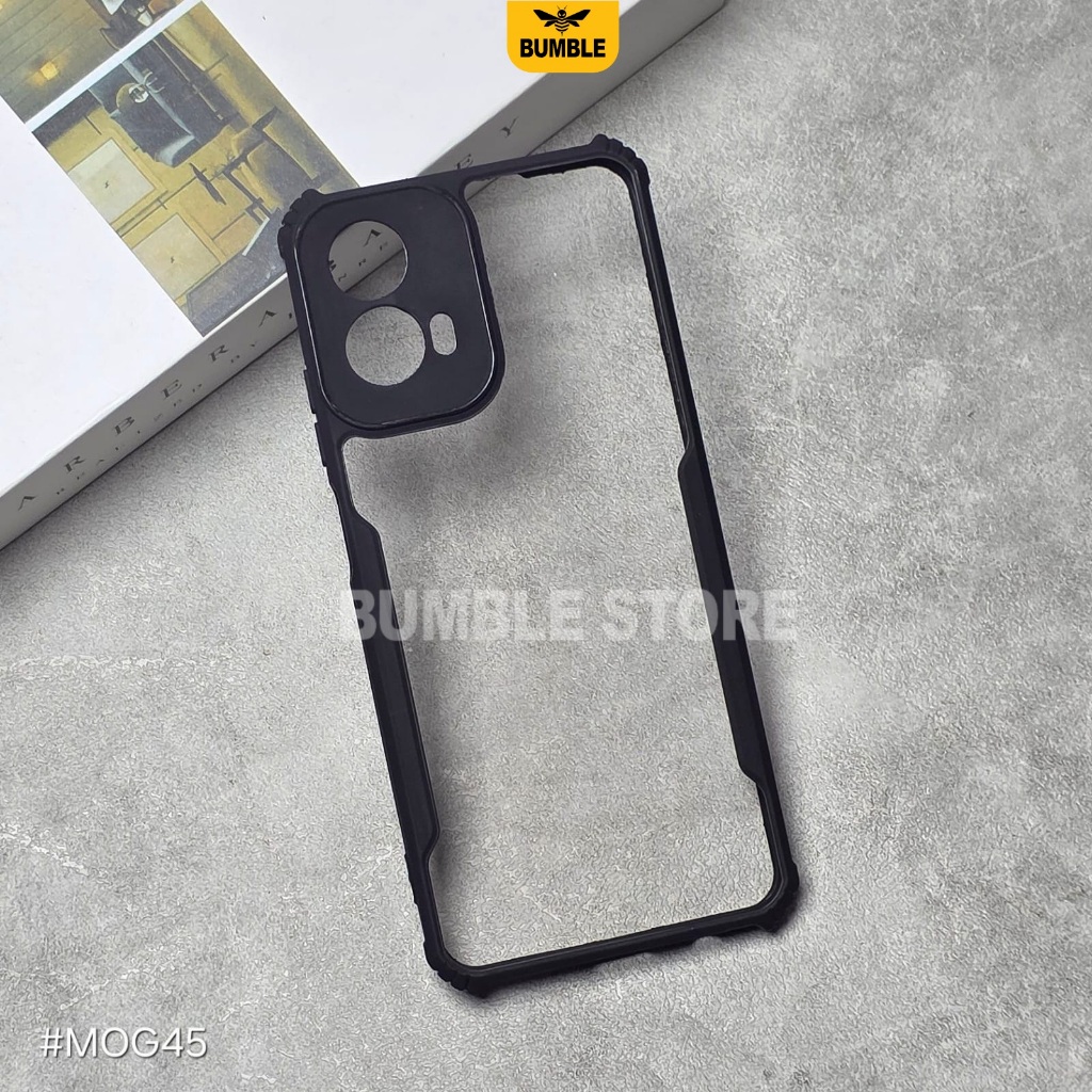 Moto G45 Case Fusion Armor กันกระแทกโปร่งใส Premium Moto G45 Case