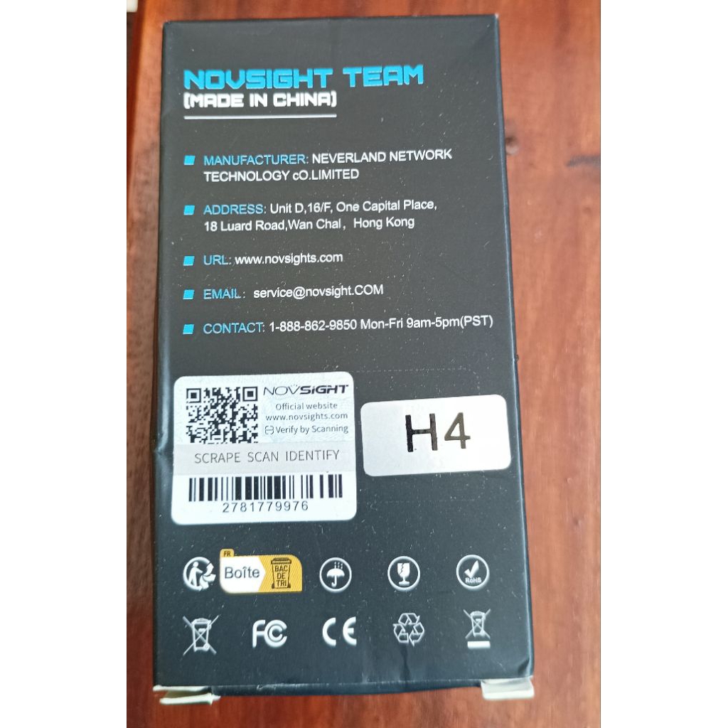 H4 LED Novsight ไฟมอเตอร์ไซค์