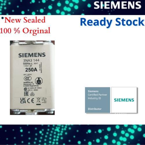 องค์ประกอบฟิวส์ Siemens 3NA3144 LV HRC, NH1, In: 250 A, gG, Un AC: 500 V, Un DC: 440 V