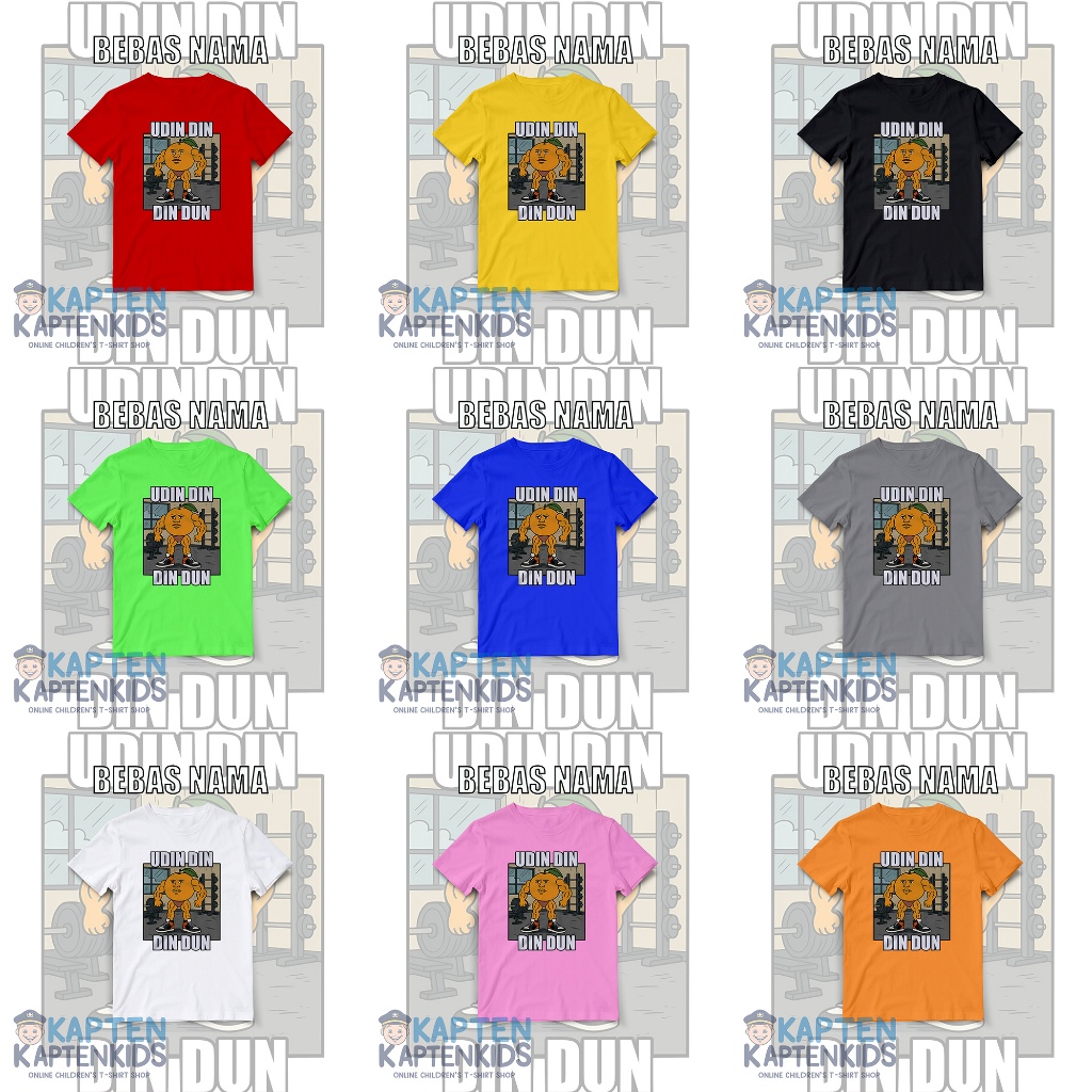 Anomali Udin Din Dun เสื้อยืดเด็ก Udin Din Dun น่ารักไม่ซ้ําใคร เสื้อยืดเด็ก Anomali Character / สาม