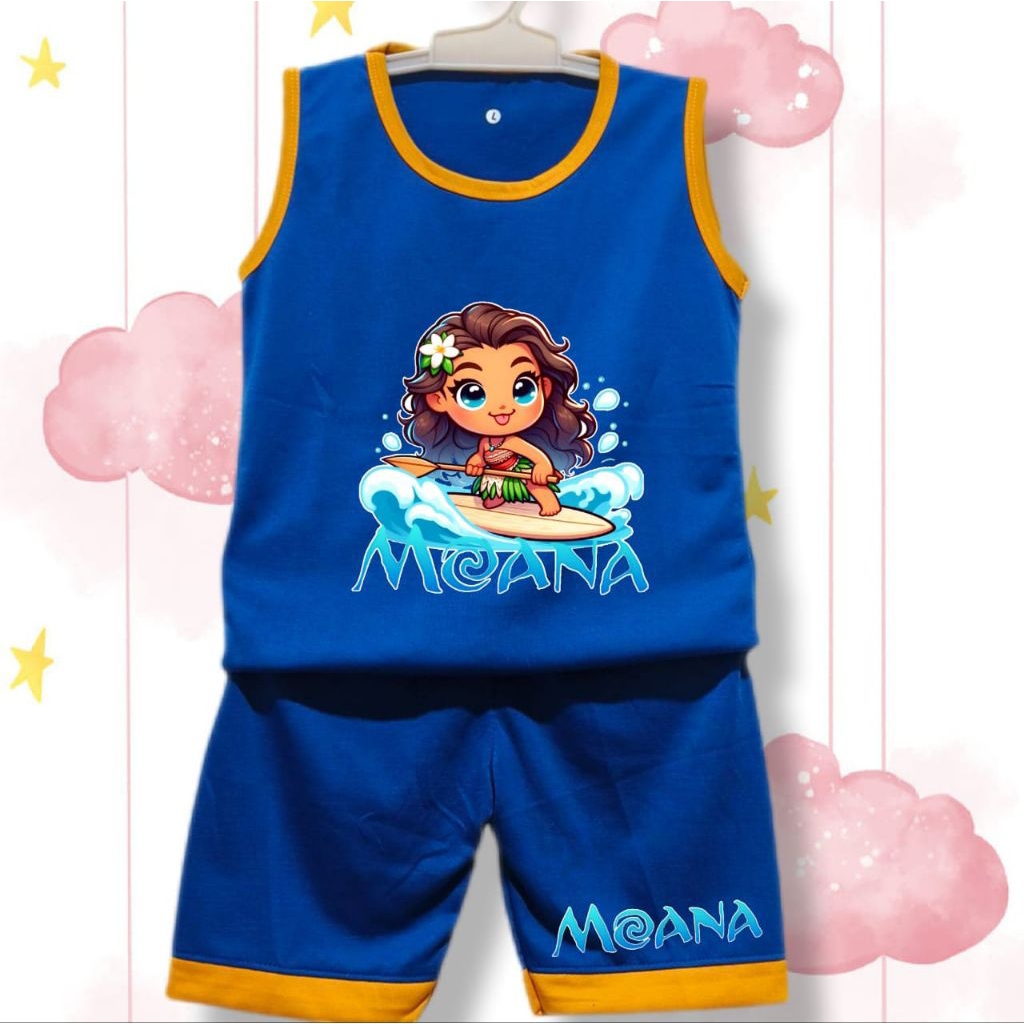 MOANA GIRLS SINGLET SET 1-10 ปี