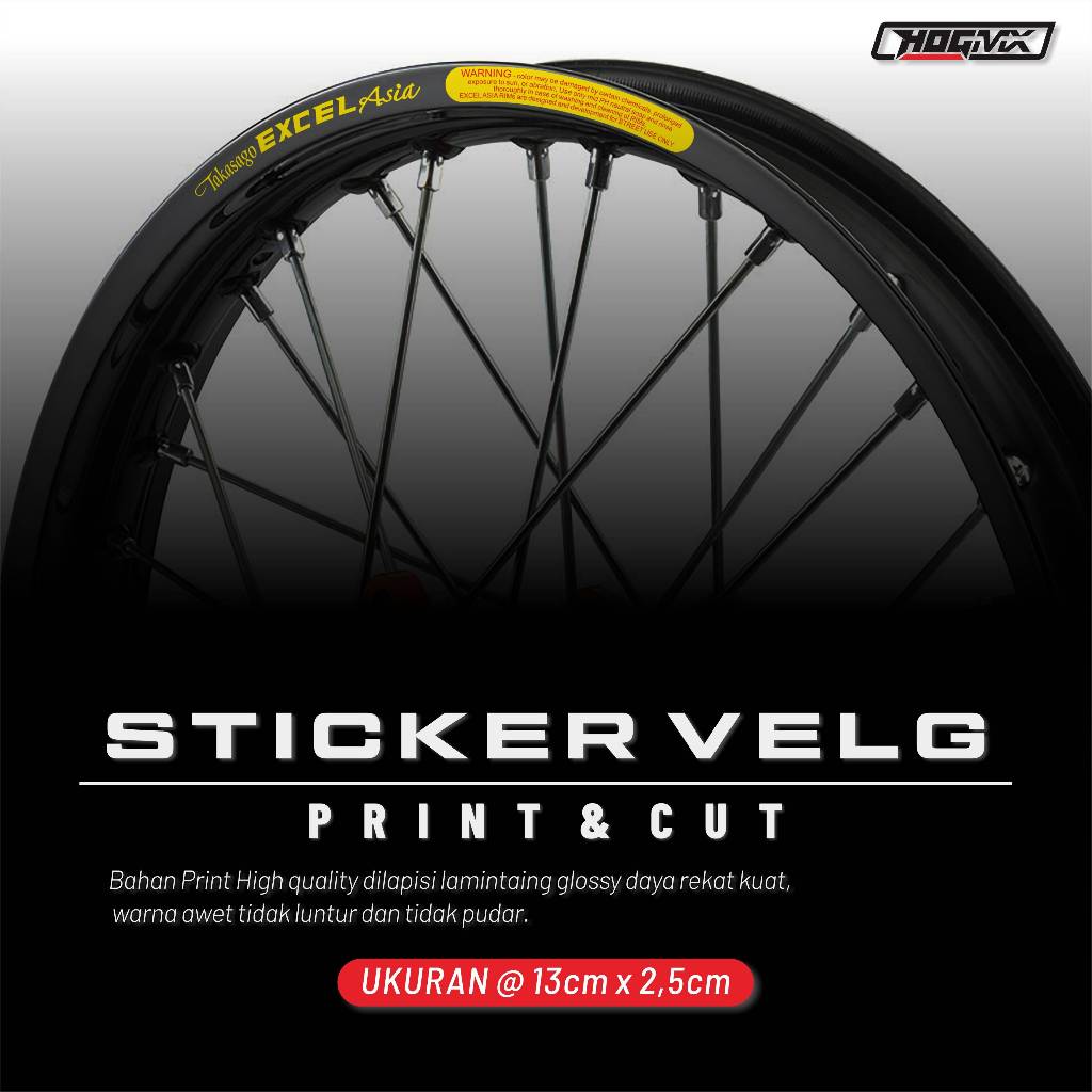 TAKASAGO EXCEL ASIA แหวนสติ๊กเกอร์ขอบ S0209