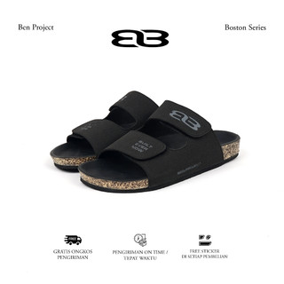 BEN PROJECT - Boston - Sandal Slide Casual Pria Slip On