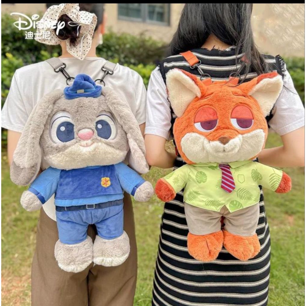 Ohsome x Disneys Zootopia (Nick Wilde) กระเป๋าเป้ตุ๊กตา / กระเป๋าเป้ตุ๊กตาน่ารัก