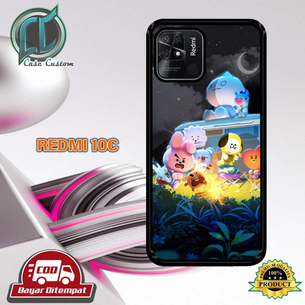 เคส HP XIAOMI REDMI 10C ใช้งานได้สําหรับโทรศัพท์ทุกประเภท ยัง _เคสเงาล่าสุด _เคสแบบกําหนดเอง_Hardcas