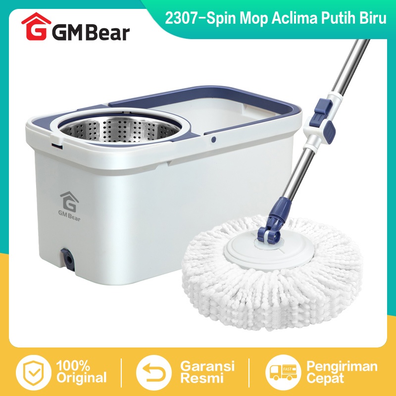 GM Bear ไม้ถูพื้นแบบวงแหวนอัตโนมัติ 2307 - ไม้ถูพื้นพิเศษ Aclima Spin Mop Spin Mop Spin Mop