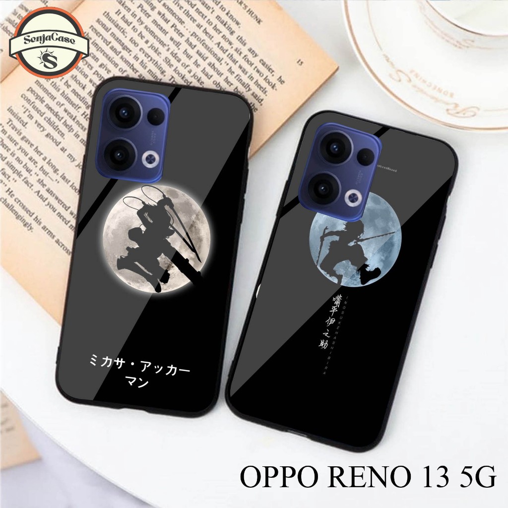 HP SENJACASE SOFTCASE GLASS TYPE 0PP0 RENO 13 5G ใหม่ล่าสุด - Silicone - เคสเคลือบเงา - เคส - ล่าสุด