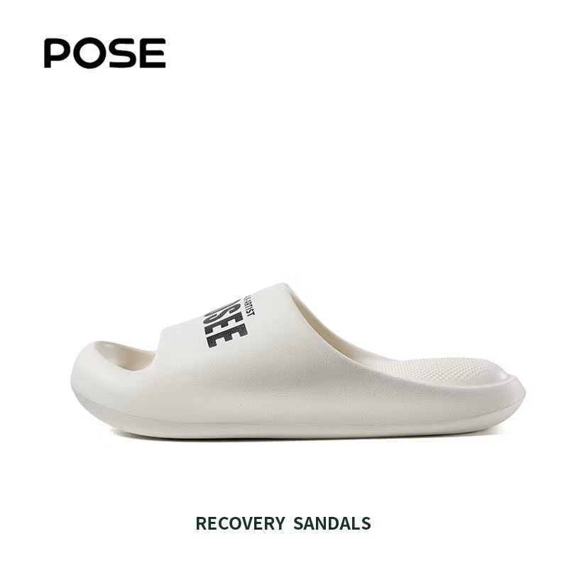 รองเท้าแตะ POSEE LOGO SLOP ดั้งเดิมสําหรับผู้ชายและผู้หญิงรองเท้าแตะยางลื่นบนรองเท้าแตะ