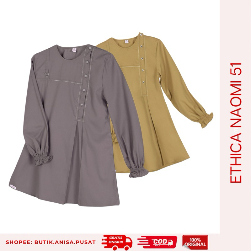 PUSAT25 - ETHICA NAOMI 51 Cinder Mustard BLOUSE TOP