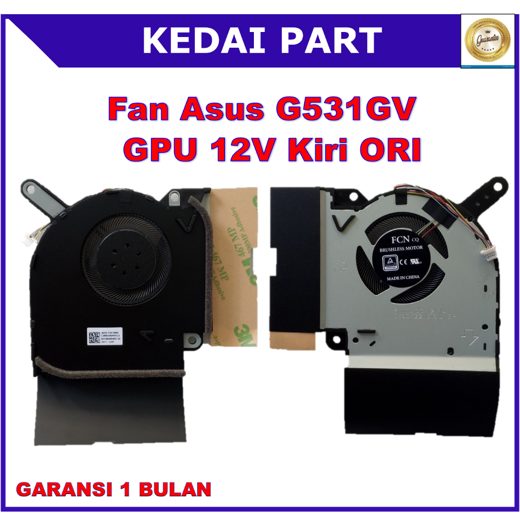 พัดลม Asus ROG Strix G531GV G531 G531G G531GD G531GU G531GW G512 G512LV G532 G532LS G712 G712LV GPU 
