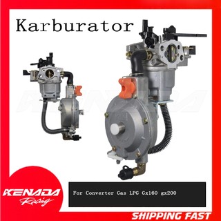 (BISA COD)Carbulator Converter Gas LPG Gx160 gx200 Conventer Karbulator NEW