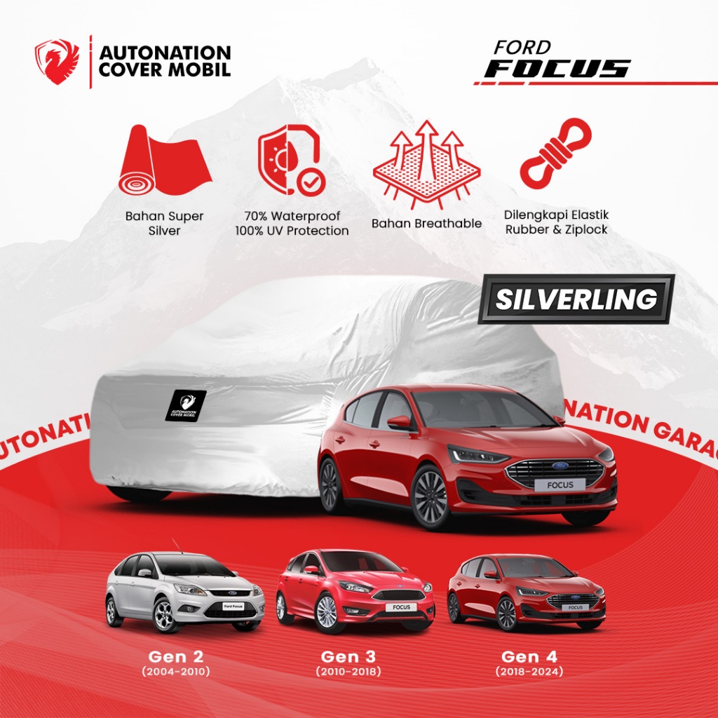 Automation Garage – ผ้าคลุมรถ Ford Focus Silverling